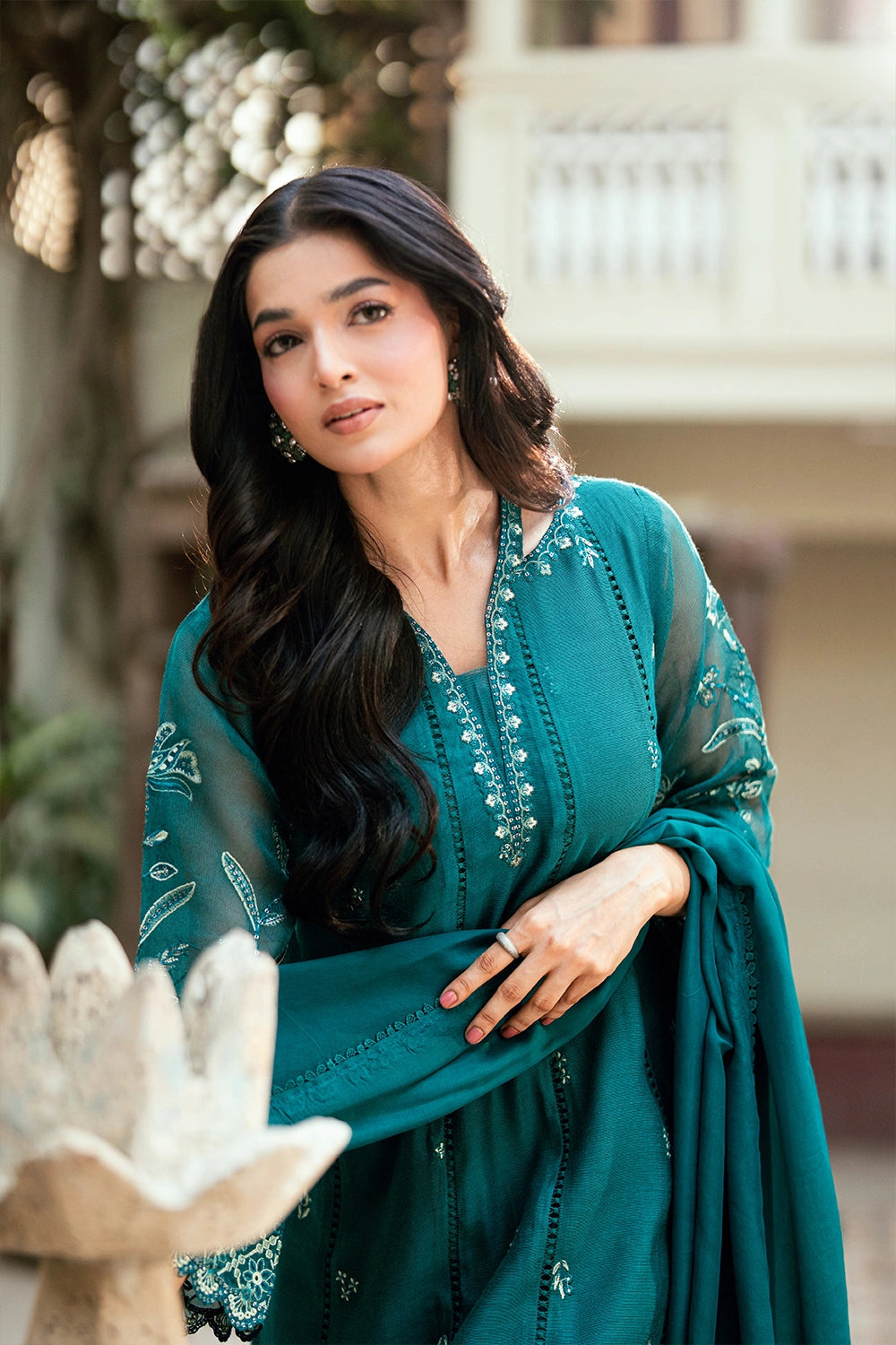 Azure Festive Vogue’26 - Emerald Empress (3pc)