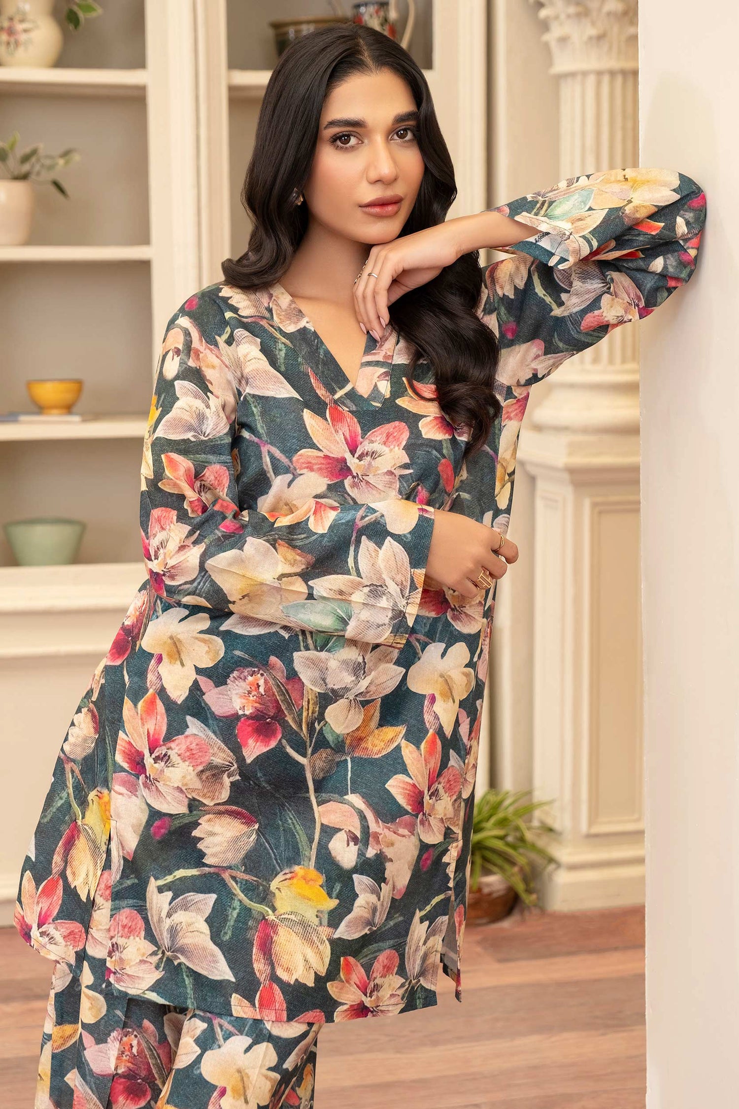 Limelight - Khaddar Printed Suit (2pc)