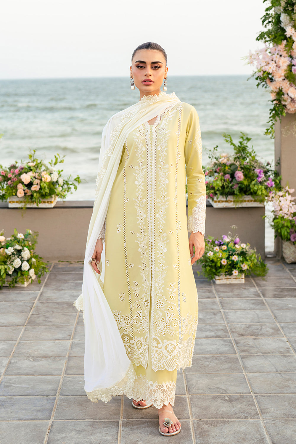Azure Luxury Lawn’25 - Imperial Saffron (3pc)