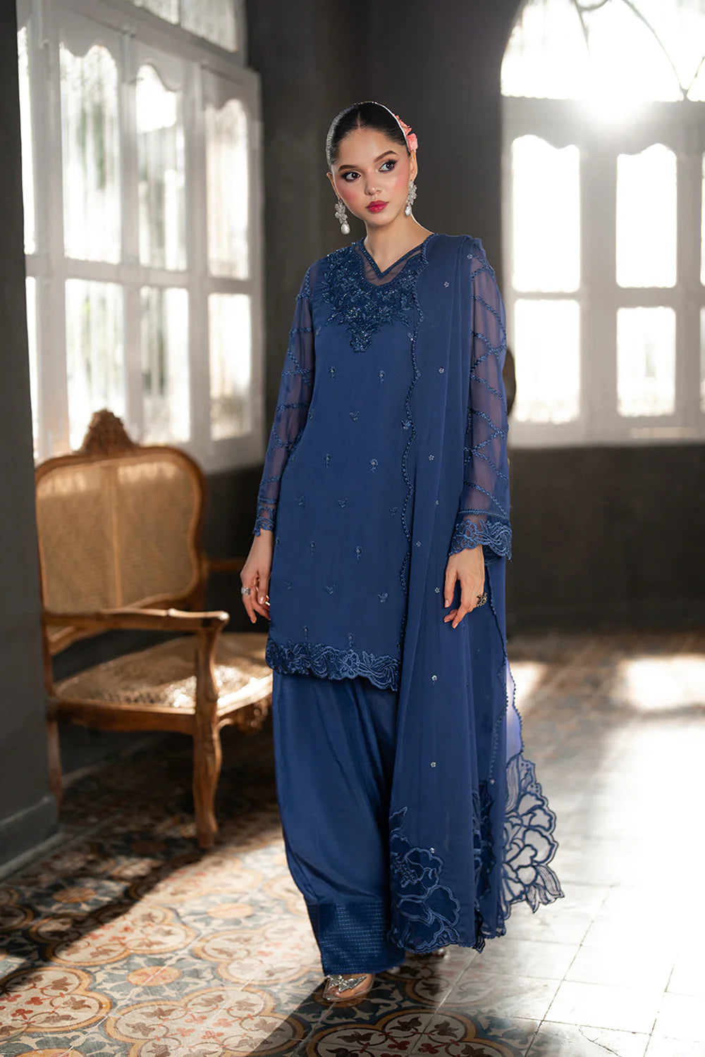 Azure Festive Ensembles’25 - Cobalt Haze (3pc)