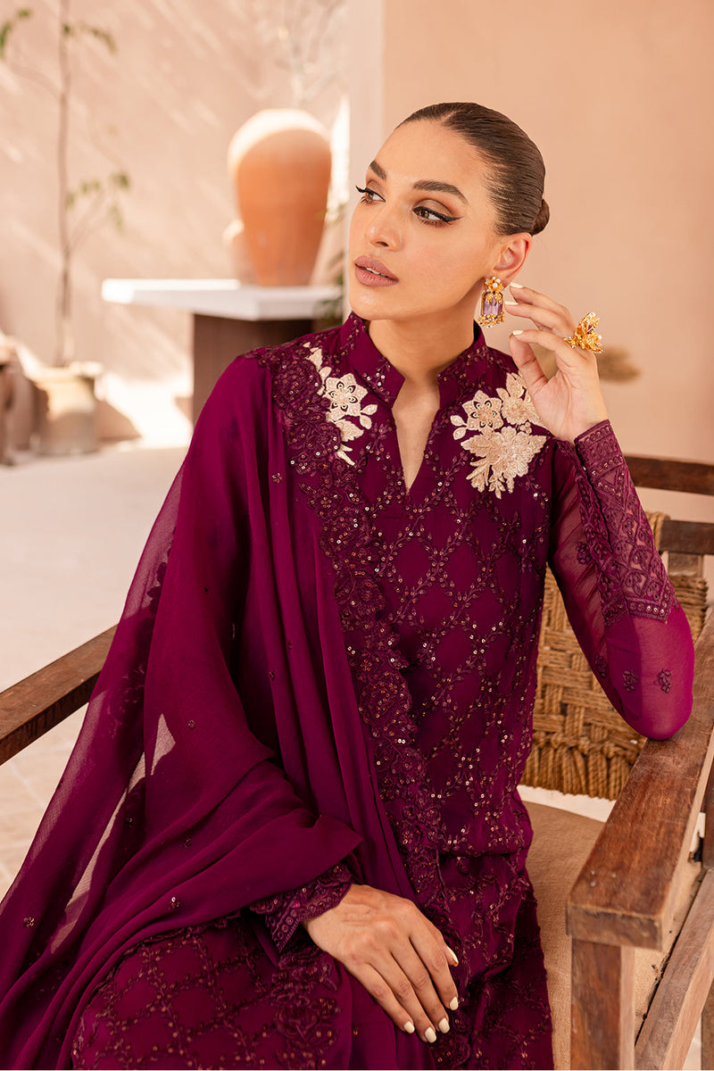 Azure Eid Ensembles’24 - Orchid Obession (3pc)