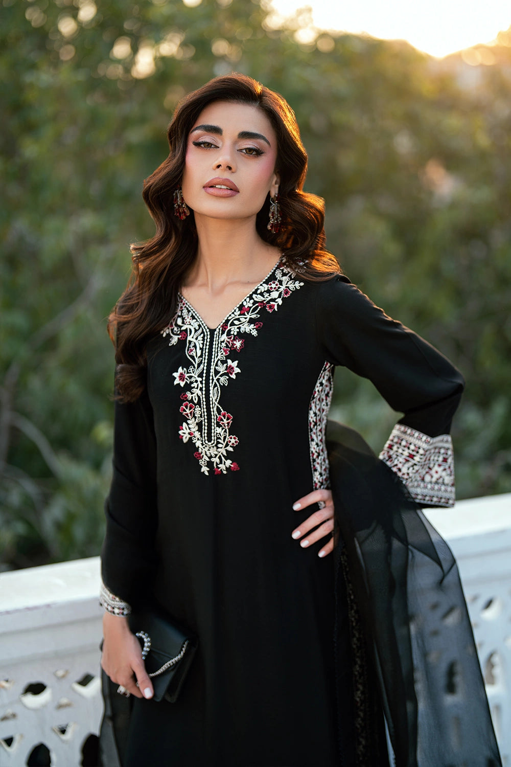 Azure Festive Vogue’26 - Black Swan (3pc)