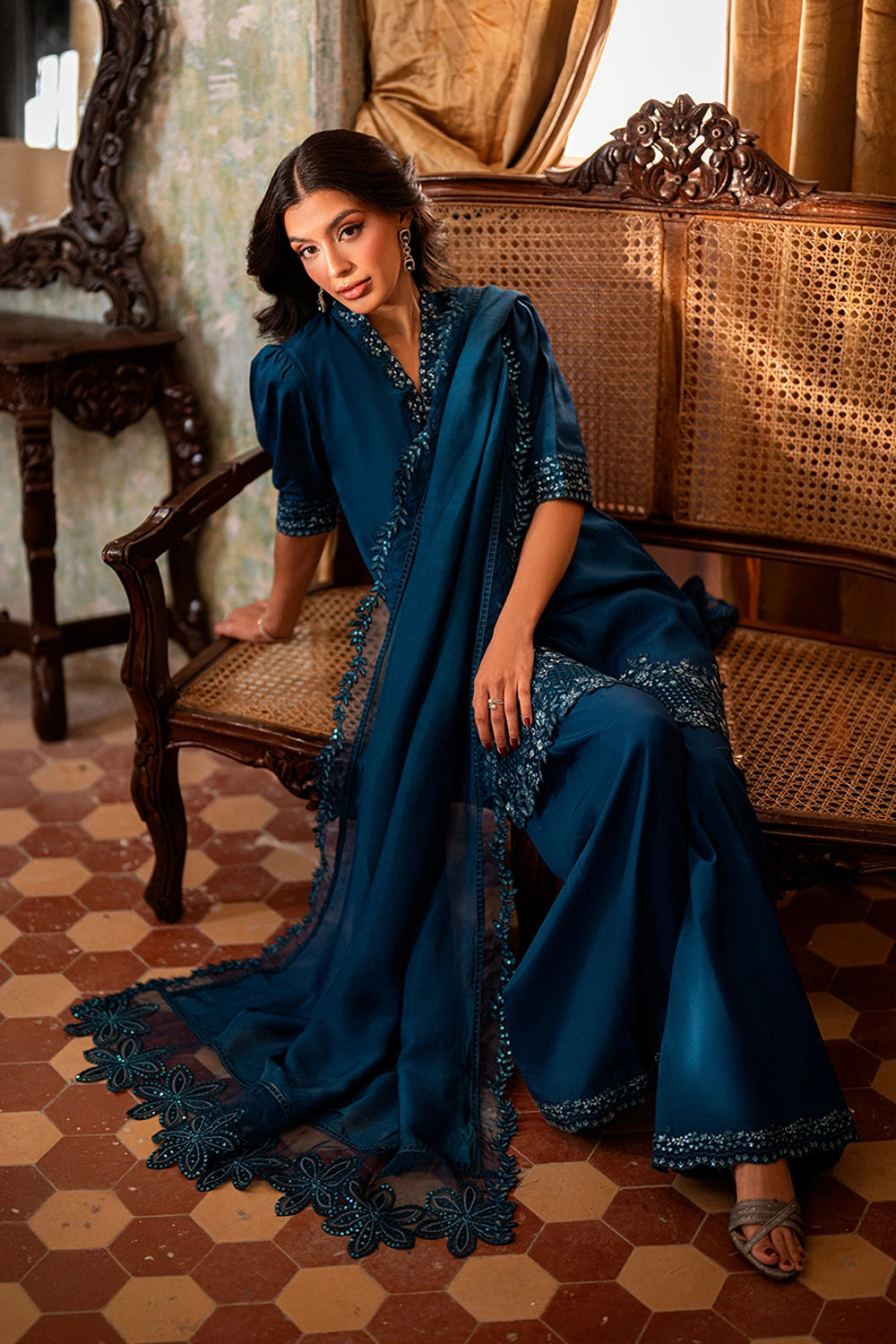 Azure Eid Vogue’26 - Sylvan Silk (3pc)