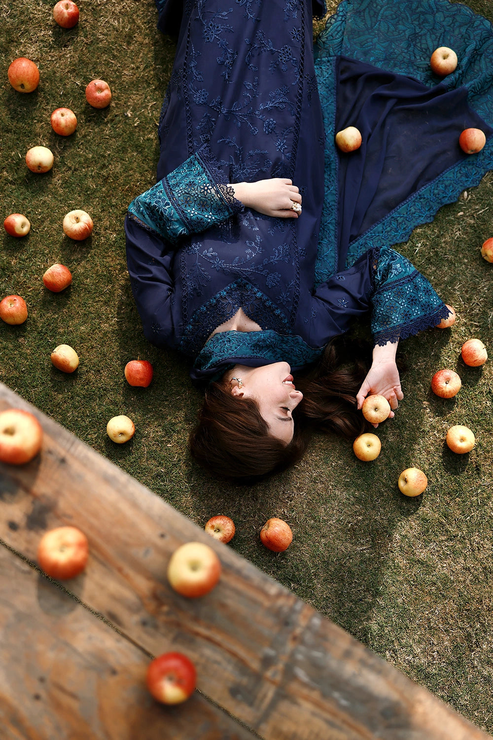 Azure Eid Luxury Lawn’ 26 - Blueberry (3pc)