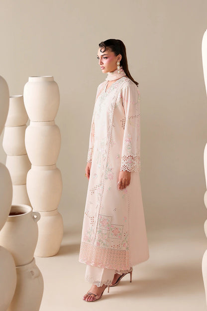 Azure Luxury Lawn’ 26 - Peachy Meadow (3pc)