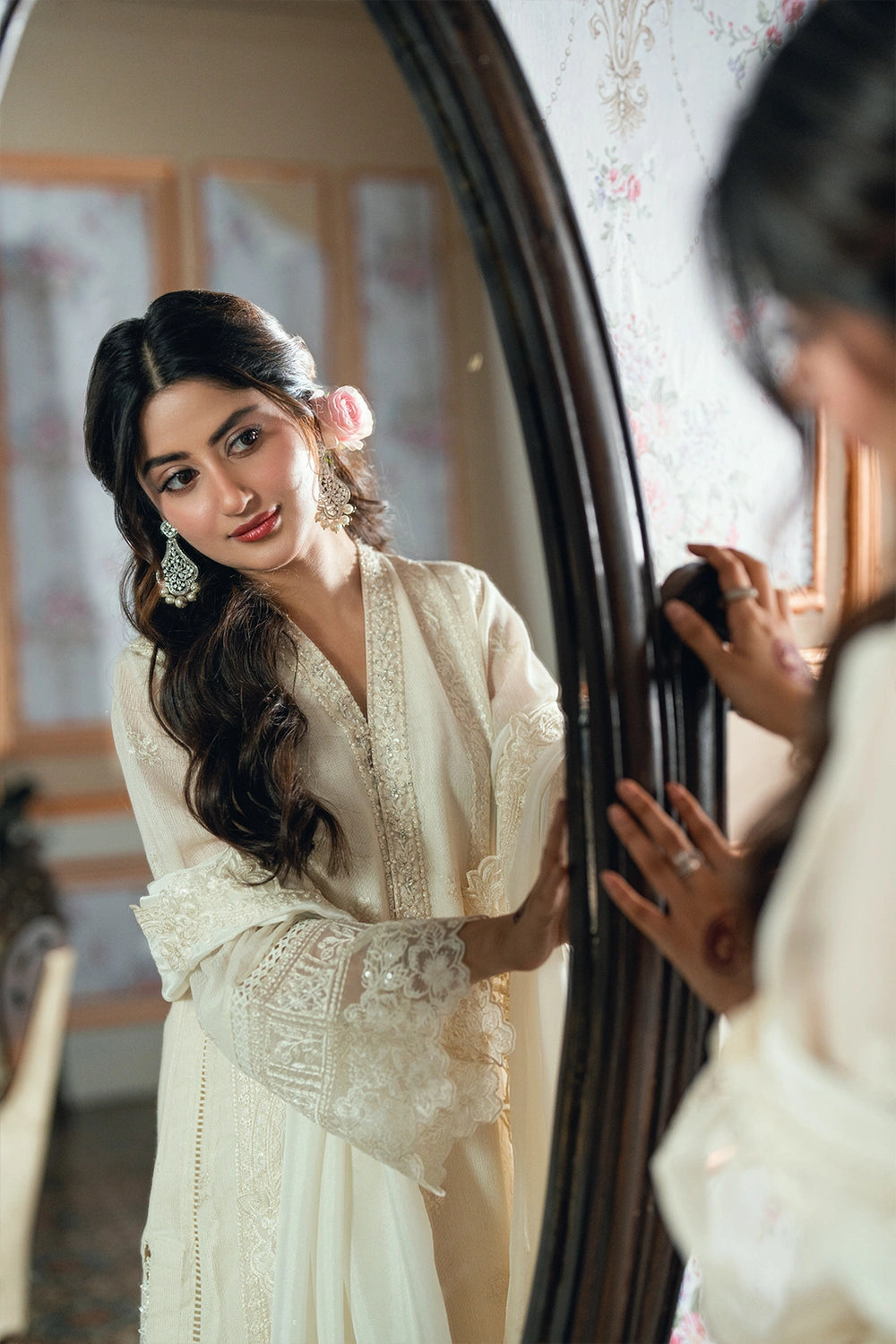 Azure Festive Eid Ensembles’26 - Ivory Petal (3pc)