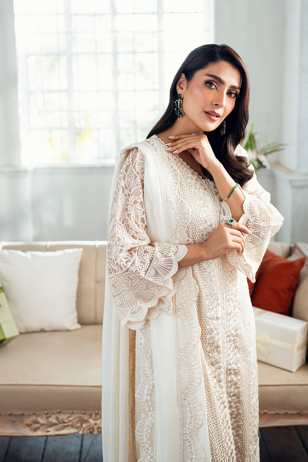 Azure Eid Luxe’25 - Ethereal Pearl (3pc)