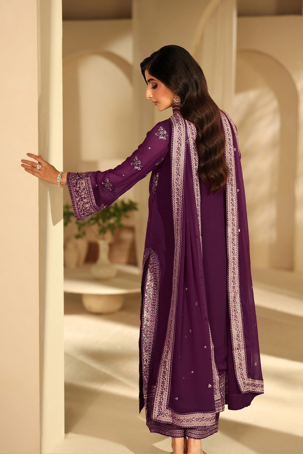 Azure Luxe - Burgundy Blossom (3pc)