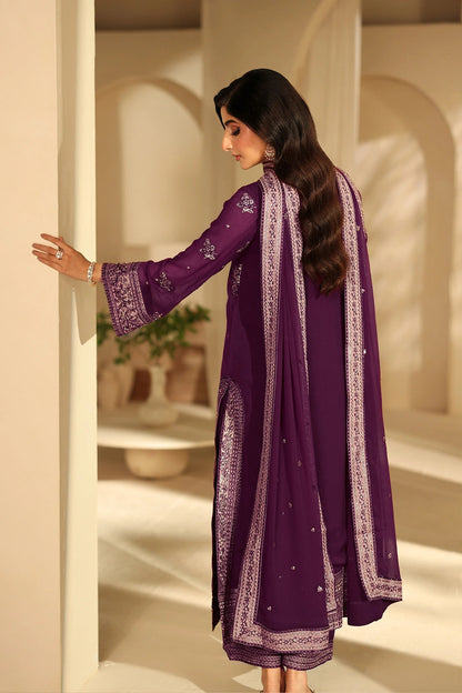 Azure Luxe - Burgundy Blossom (3pc)