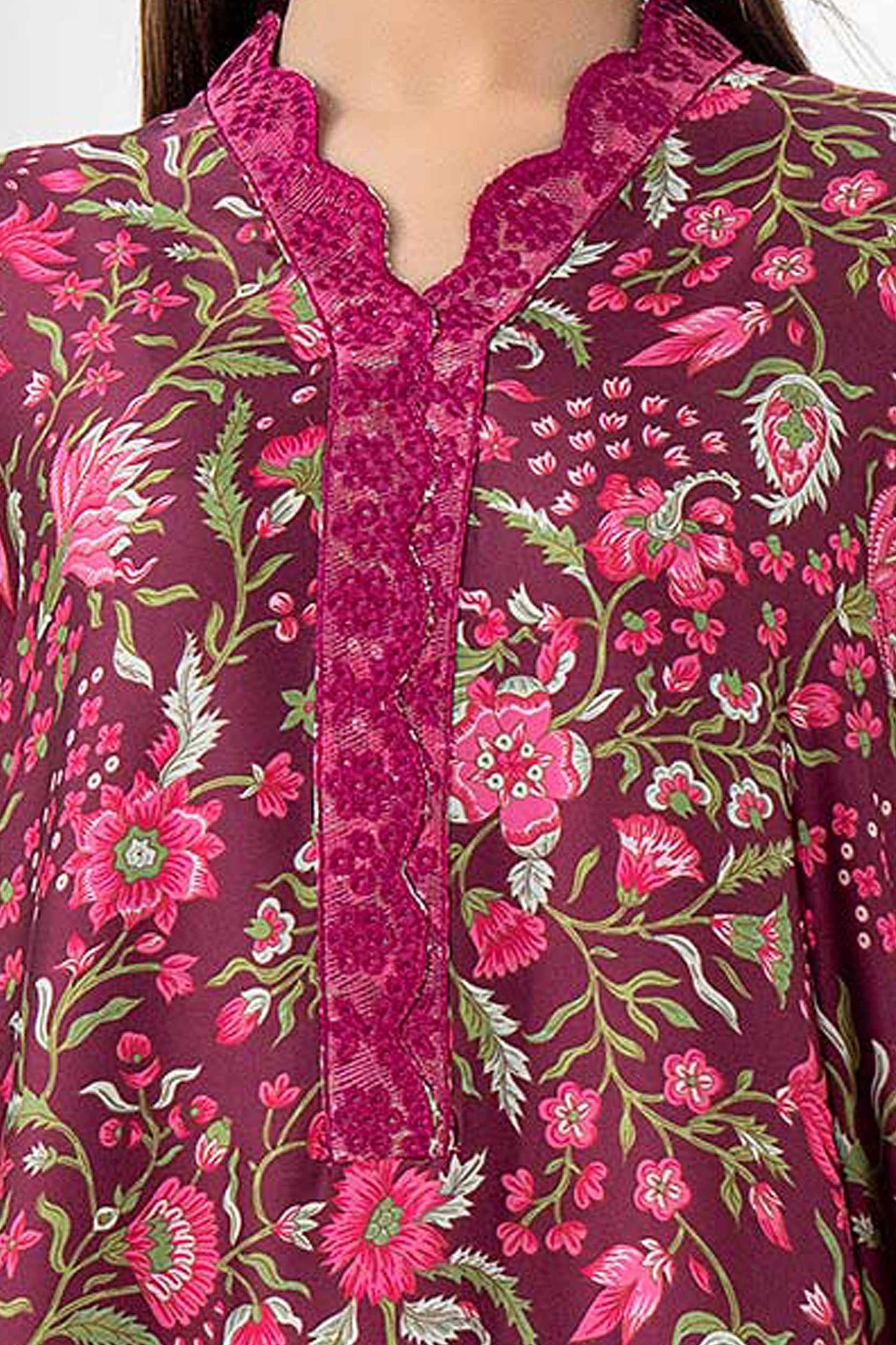 Limelight - Silk Kaftan Embroidered