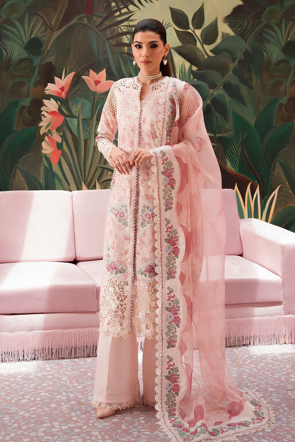 Afrozeh’ The Painted Garden’24 - Daisy Dream (3pc)