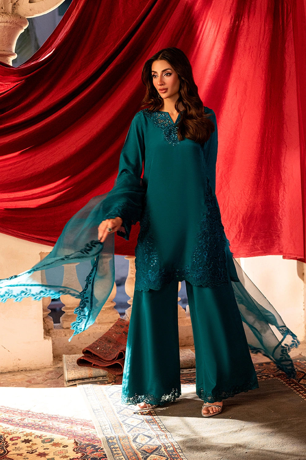 Azure Eid Vogue’26 - Royal Ivy (3pc)