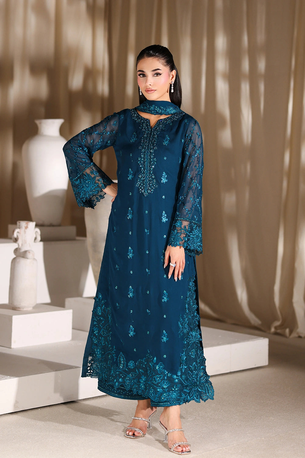 Azure Eid Luxe’ 26 - Majestic Teal (3pc)