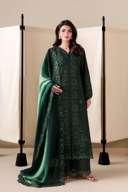 Azure Luxury Lawn’ 26 - Shades Of Emerald (3pc)