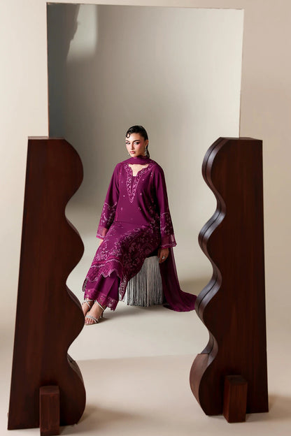 Azure Luxury Lawn’ 26 - Grovy Garnet (3pc)