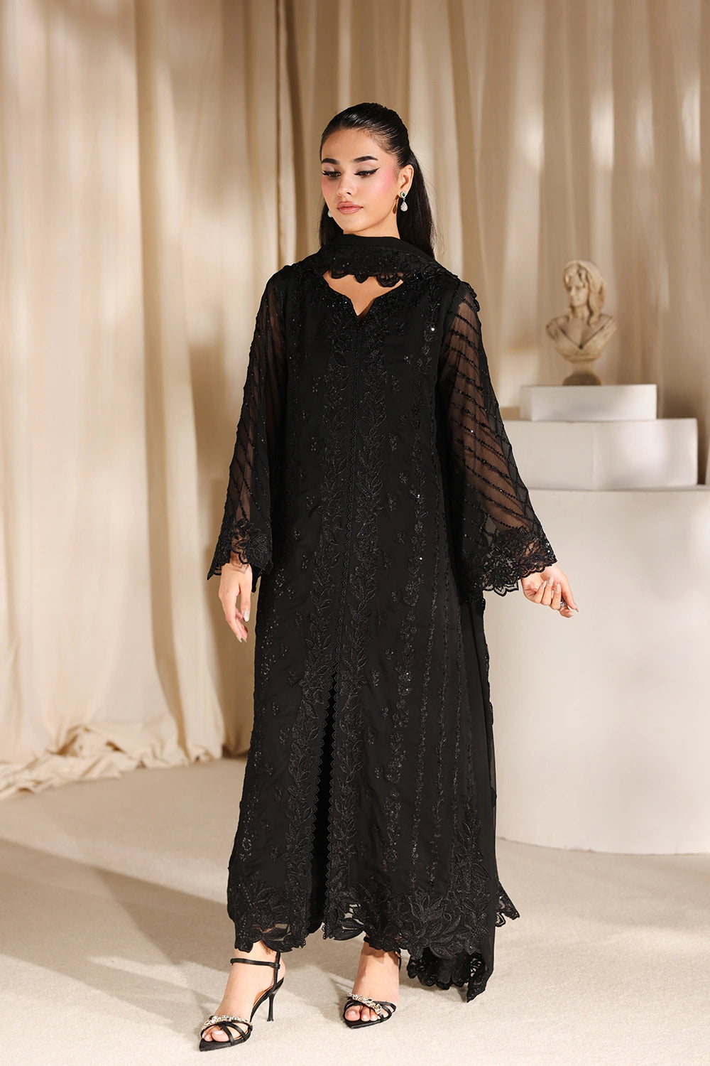Azure Eid Luxe’ 26 - Black Pearl (3pc)