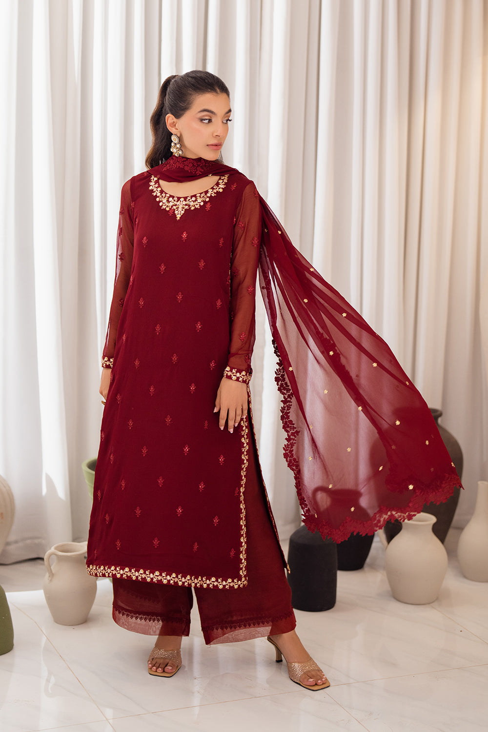 Azure Ensembles’24 - Wine Scarlet (3pc)