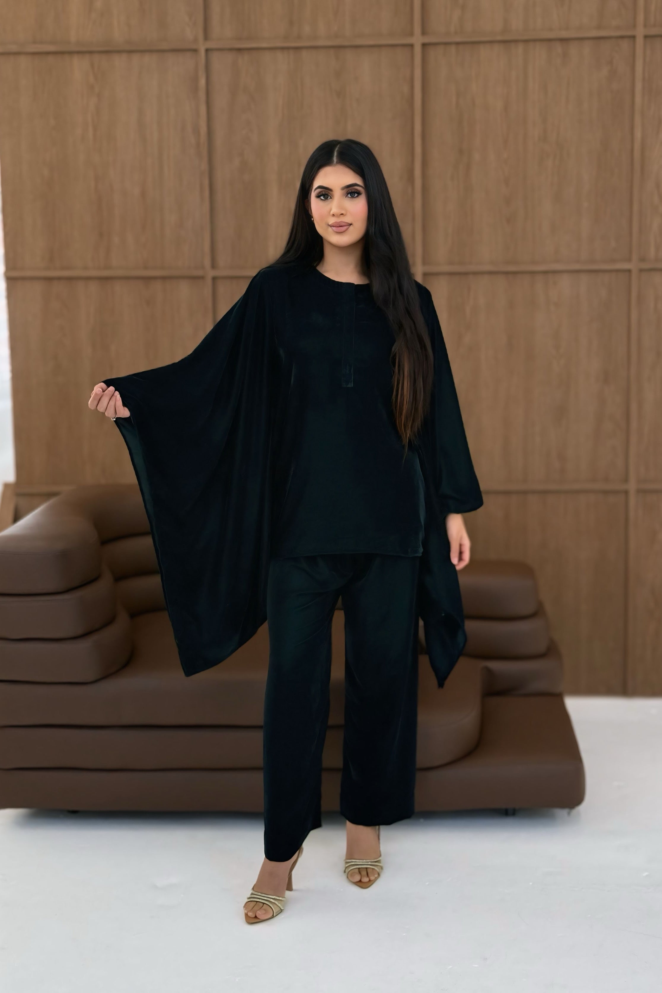 Velvet Batwing Co-ord