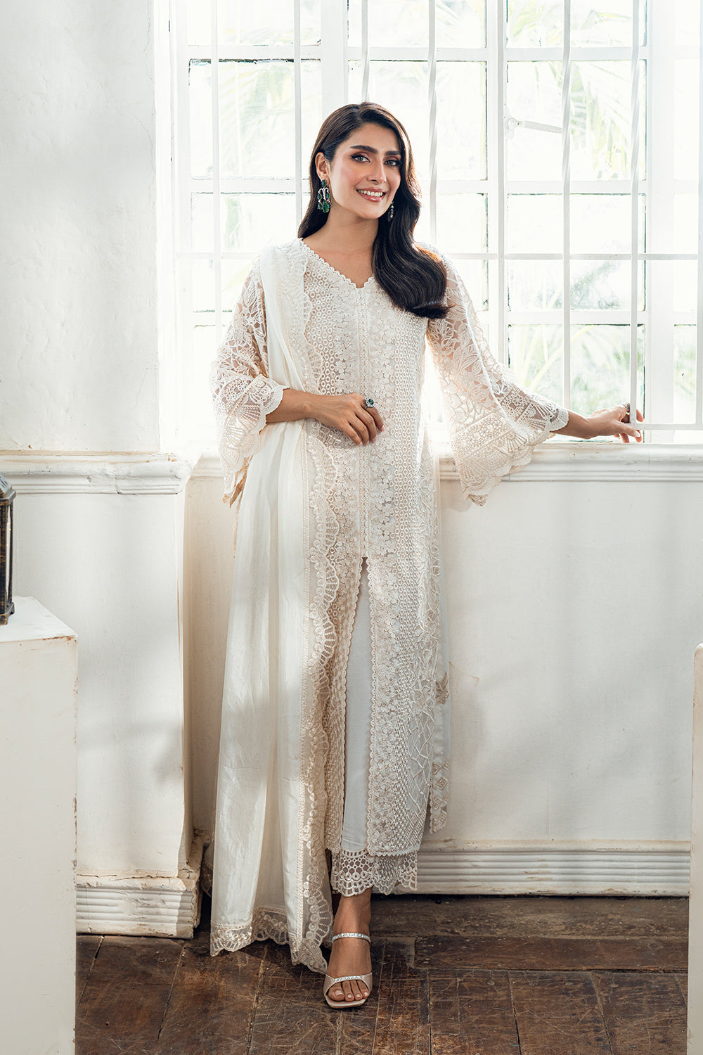 Azure Eid Luxe’25 - Ethereal Pearl (3pc)