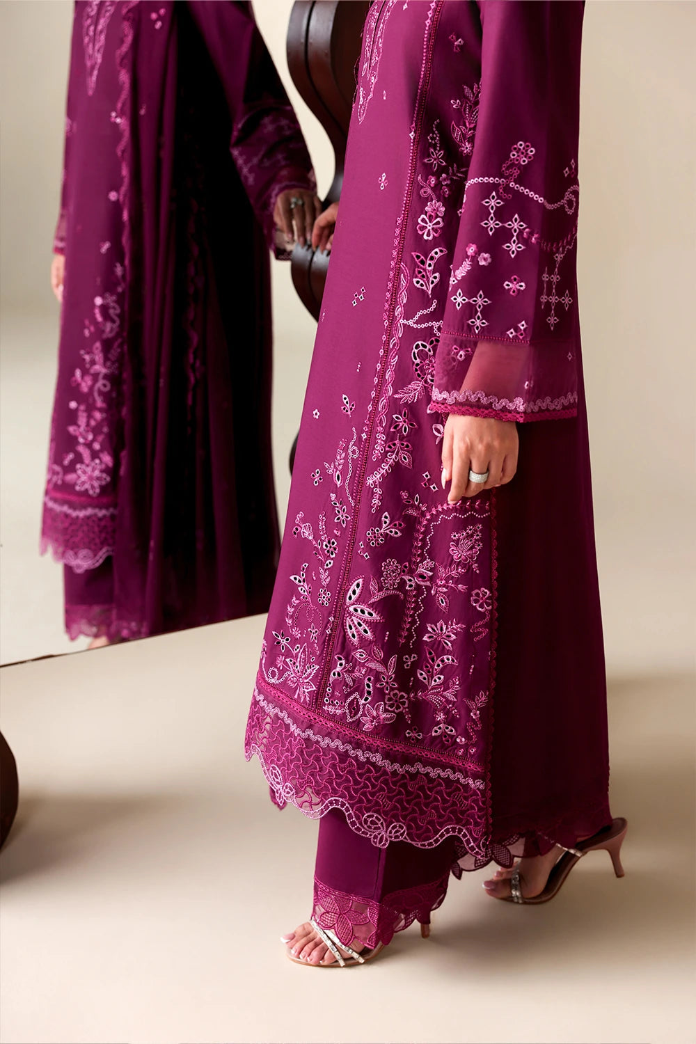 Azure Luxury Lawn’ 26 - Grovy Garnet (3pc)