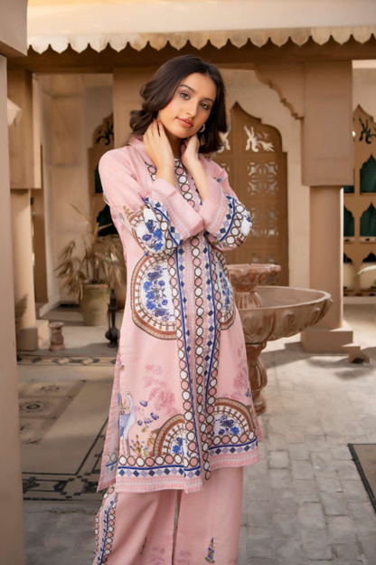 Rangz - Printed Cotton Suit (2pc)