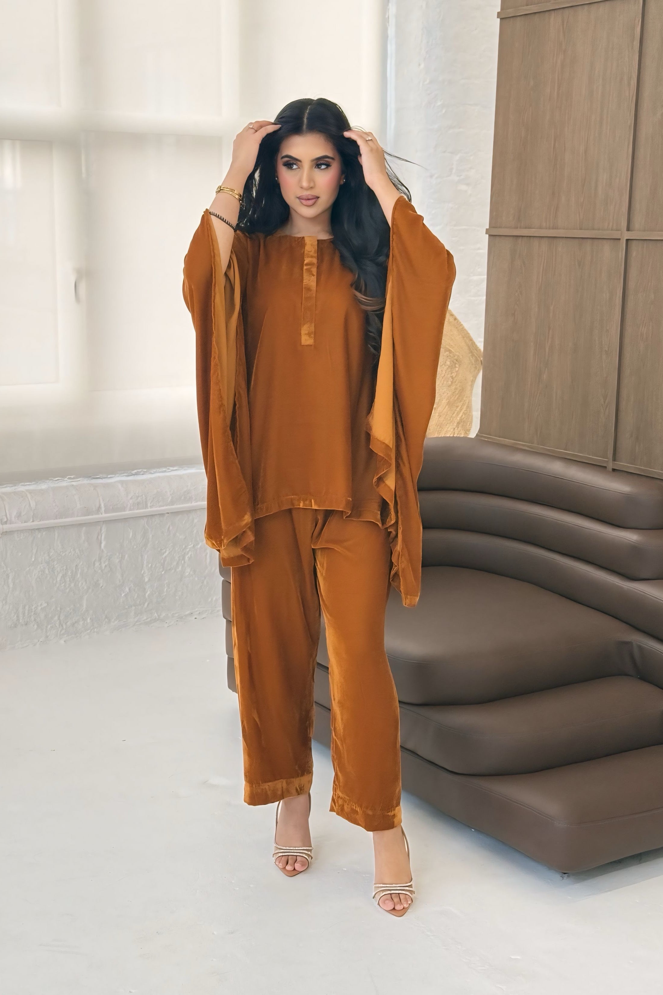 Velvet Batwing Co-ord