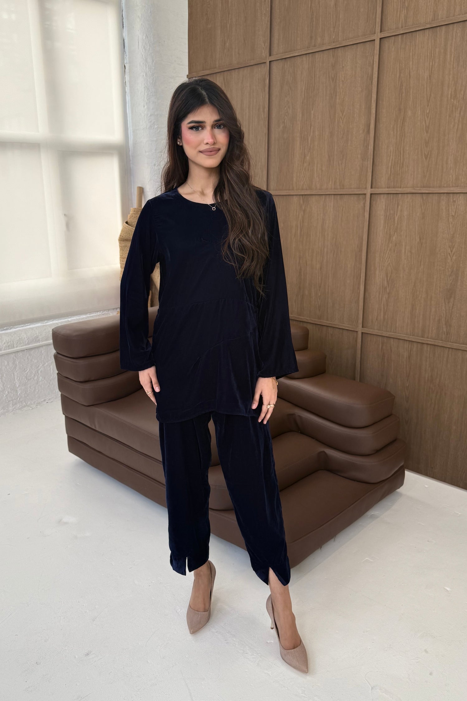 Velvet Straight Cut Co-ord