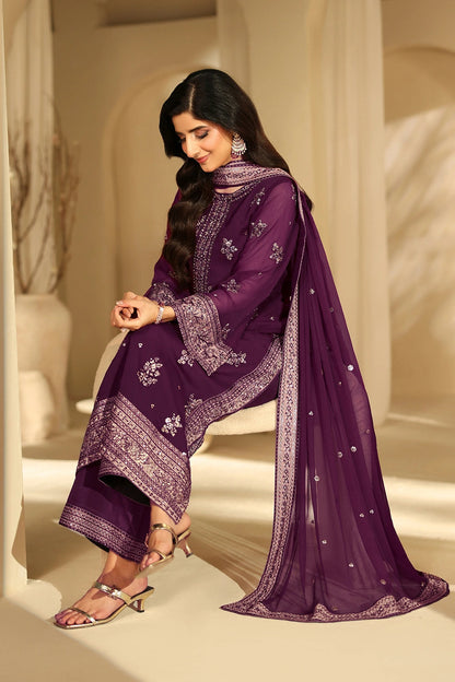 Azure Luxe - Burgundy Blossom (3pc)