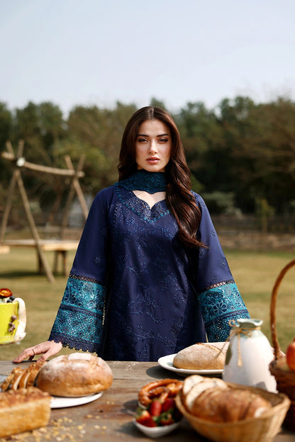 Azure Eid Luxury Lawn’ 26 - Blueberry (3pc)