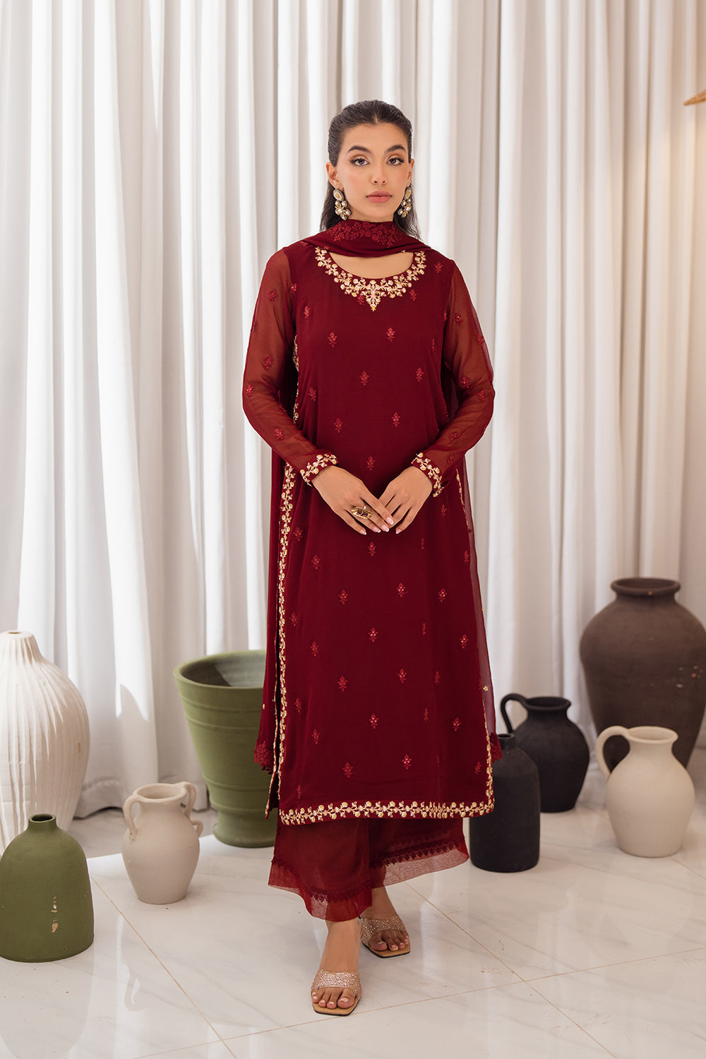 Azure Ensembles’24 - Wine Scarlet (3pc)