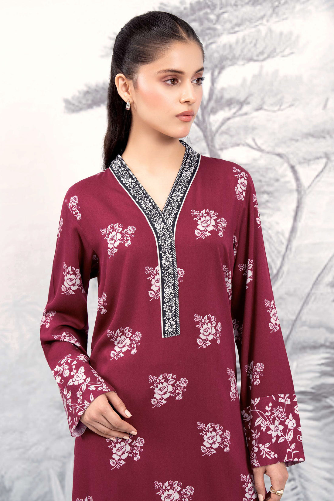 Limelight - Stone Printed Suit (2pc)