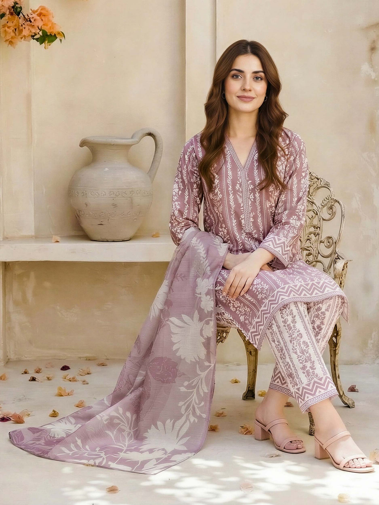 Limelight Printed Lawn Suit’26 (3pc)