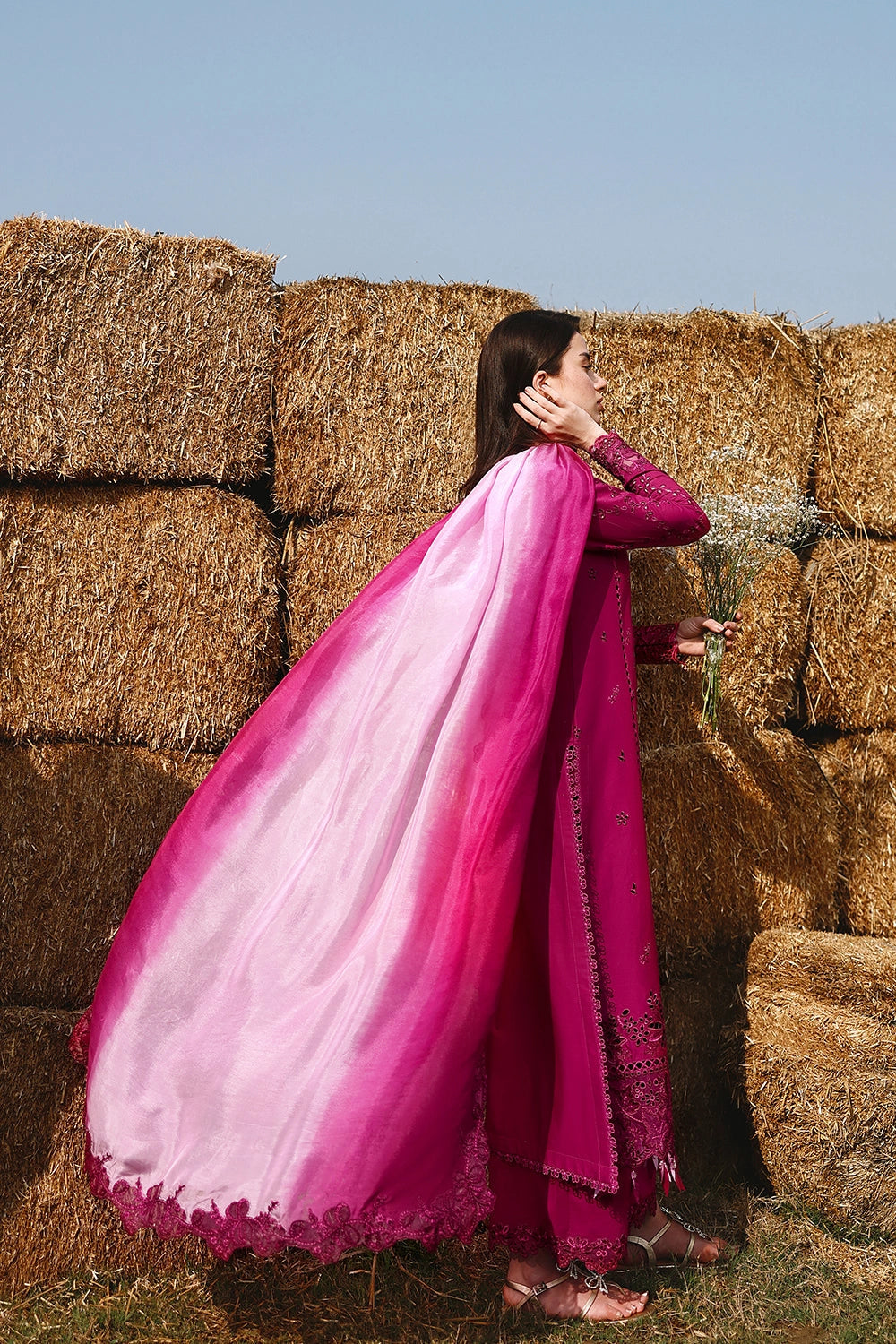 Azure Eid Luxury Lawn’ 26 - Barbella (3pc)