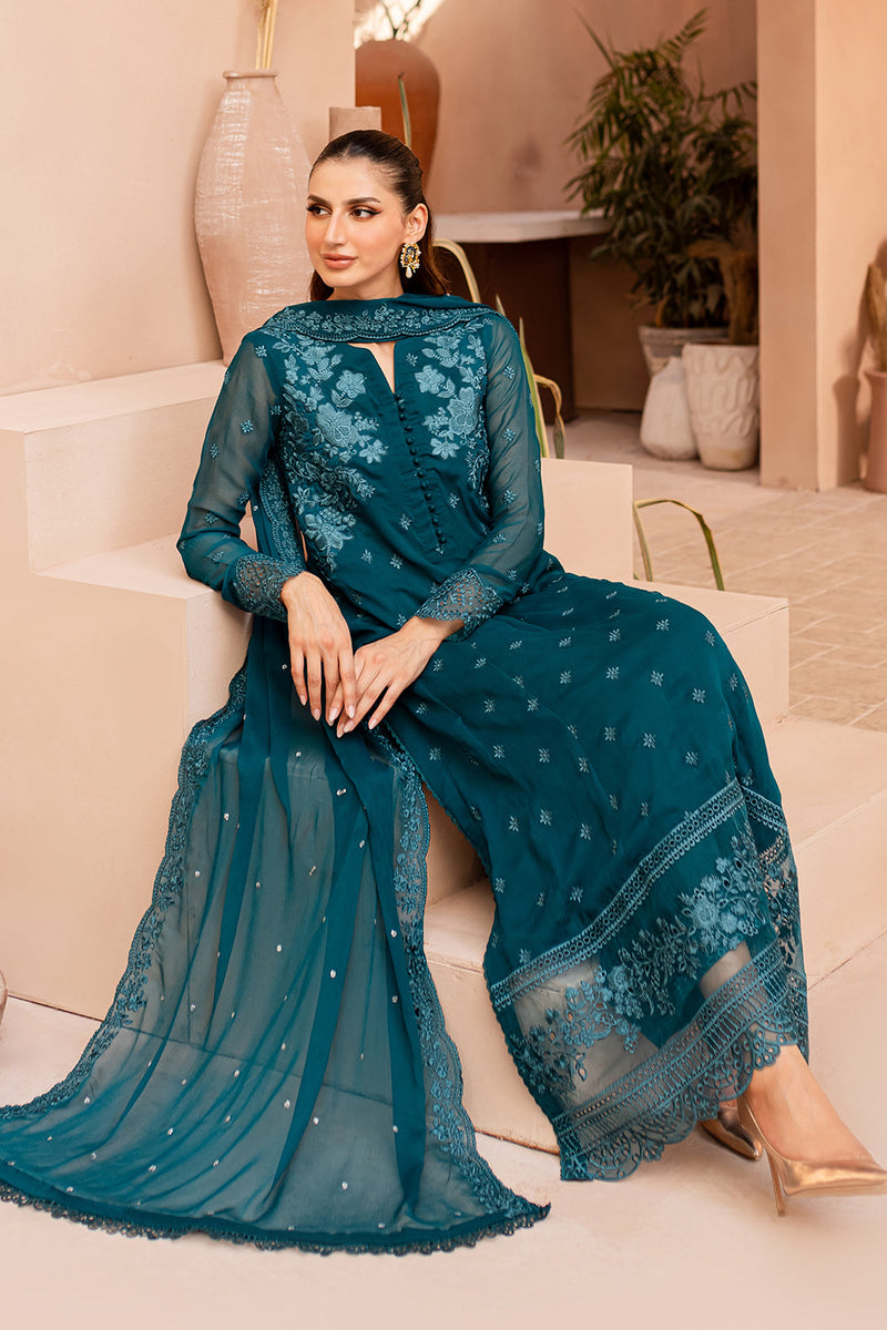 Azure Eid Ensembles’24 - Caribbean Charm (3pc)