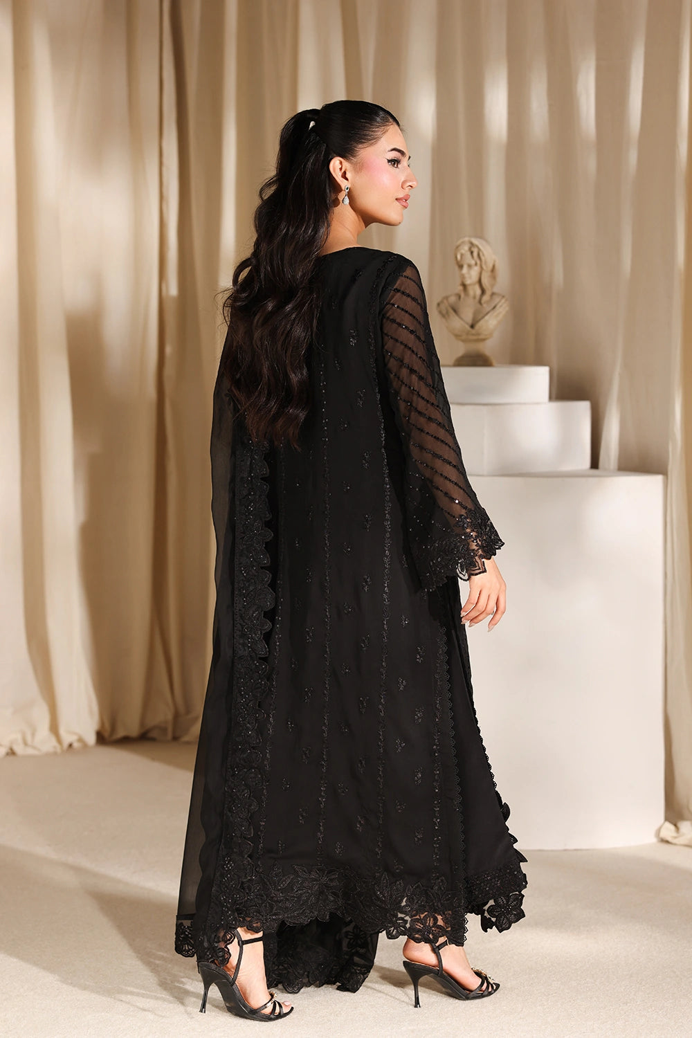 Azure Eid Luxe’ 26 - Black Pearl (3pc)