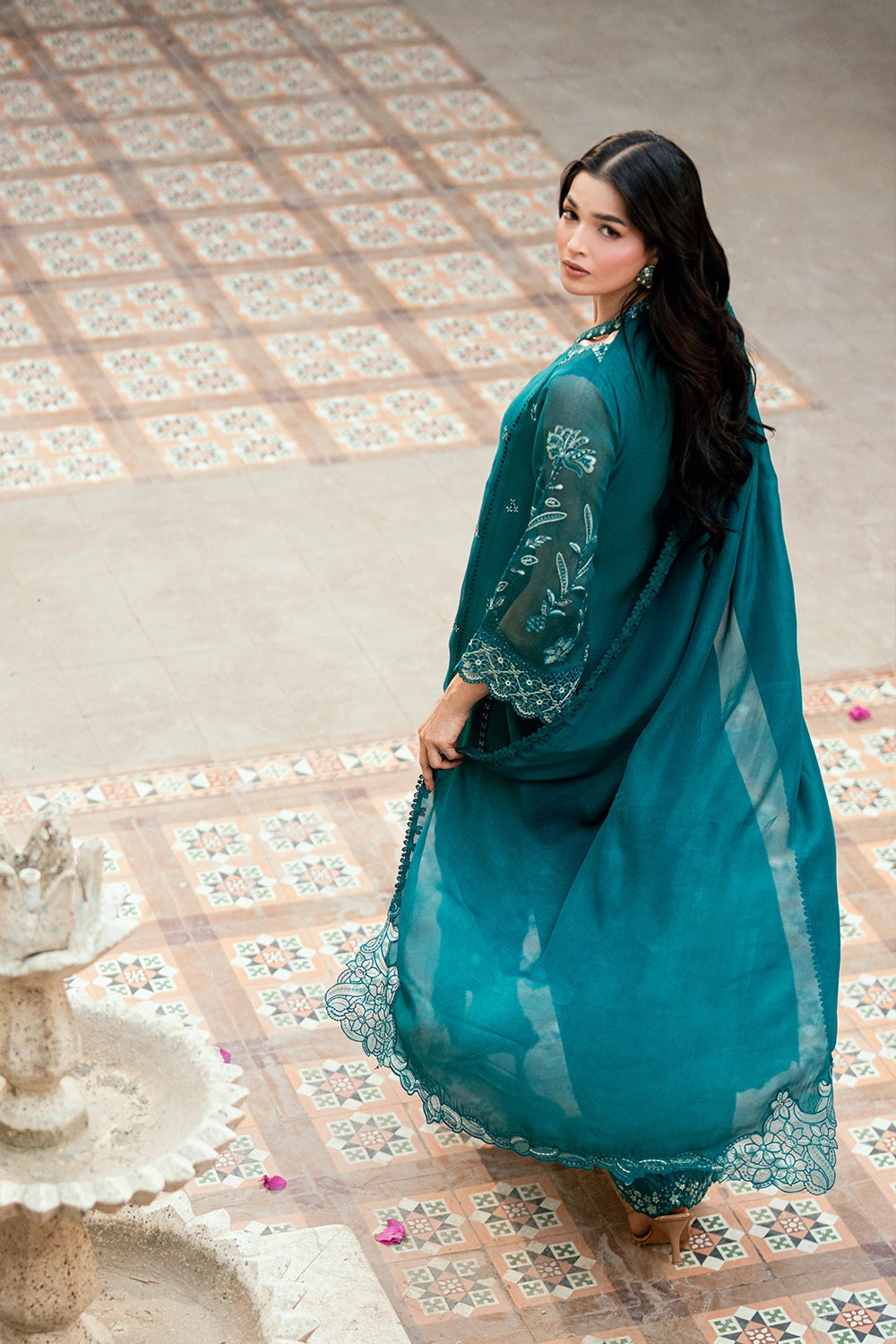 Azure Festive Vogue’26 - Emerald Empress (3pc)