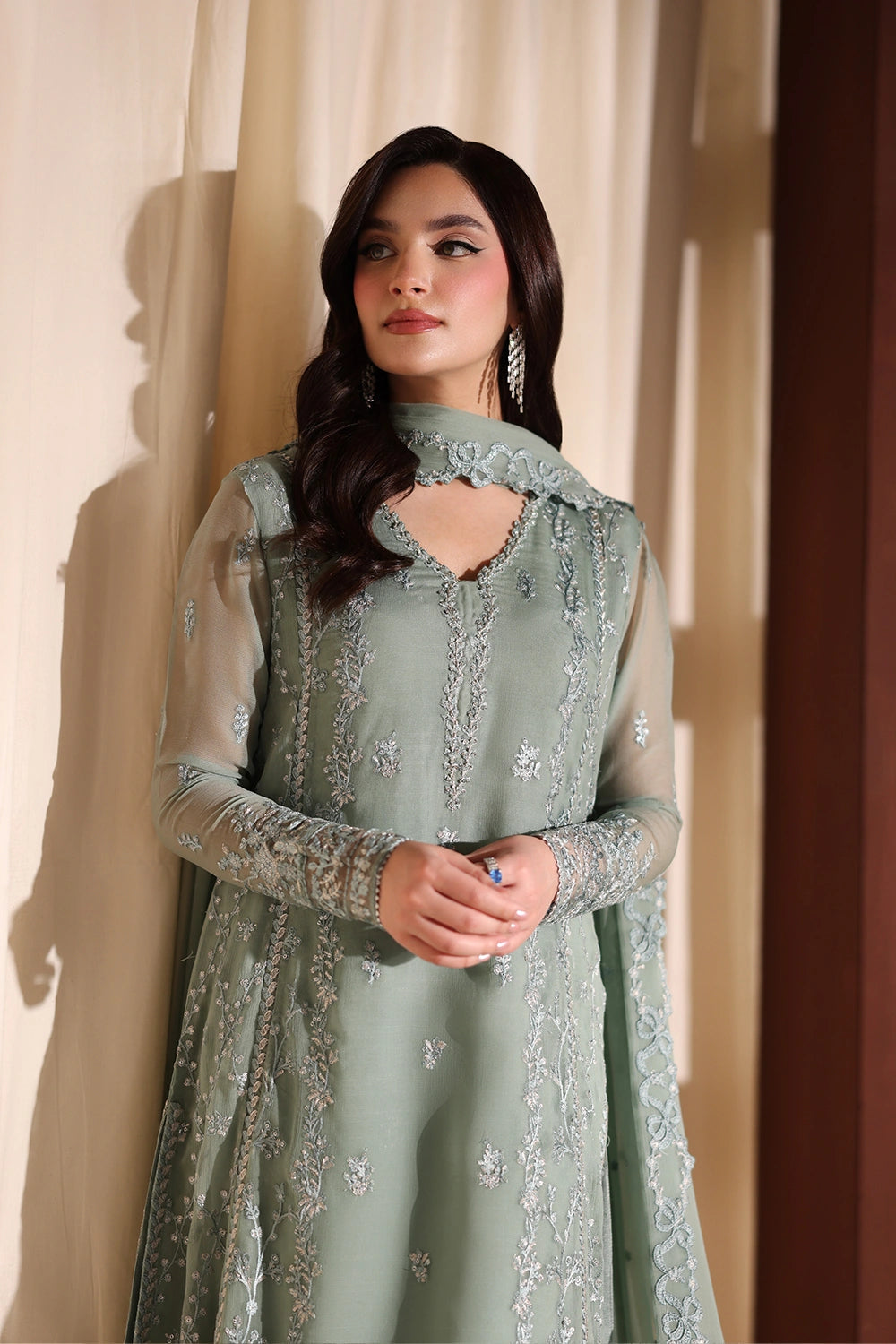 Azure Eid Luxe’ 26 - Satin Sage (3pc)