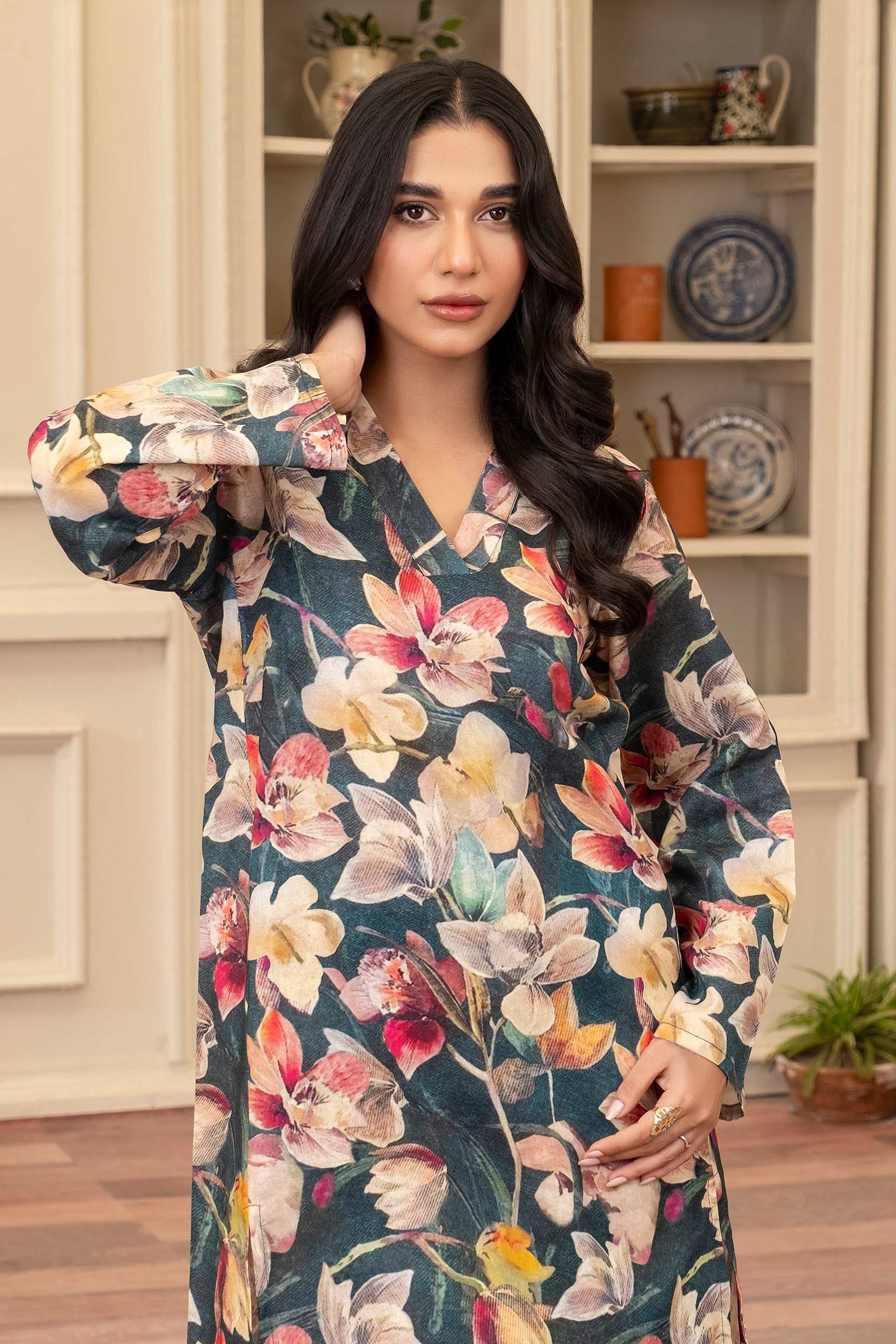 Limelight - Khaddar Printed Suit (2pc)