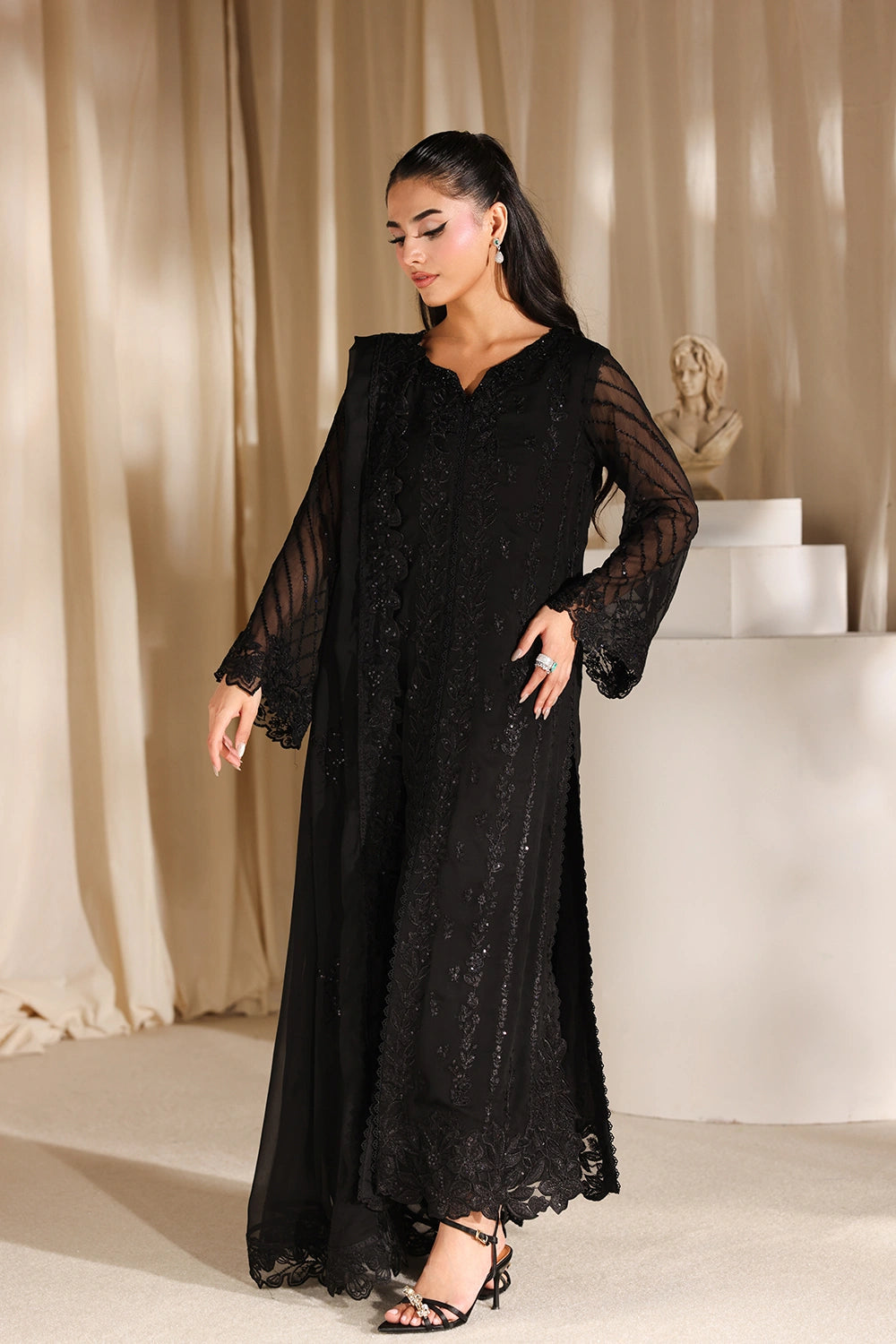 Azure Eid Luxe’ 26 - Black Pearl (3pc)