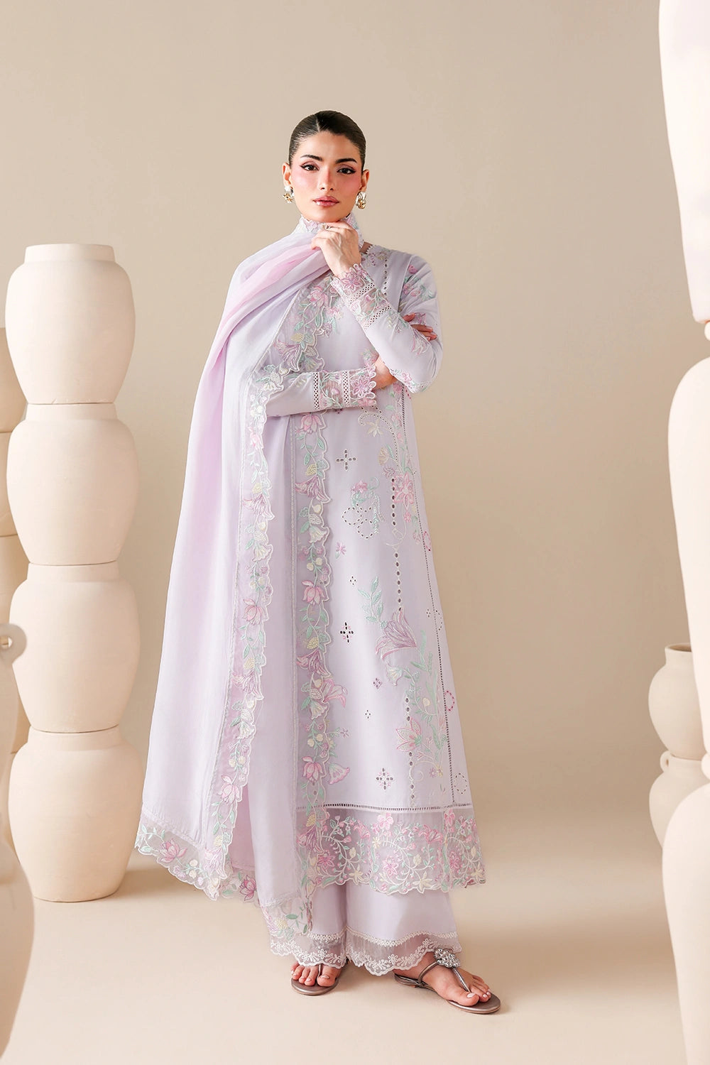Azure Luxury Lawn’ 26 - Lily Meadow (3pc)