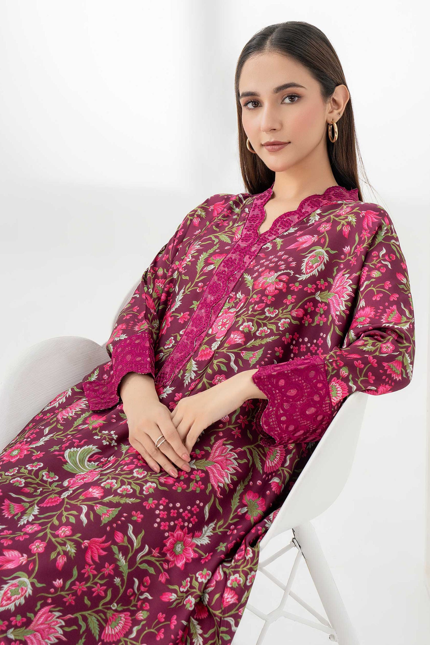 Limelight - Silk Kaftan Embroidered