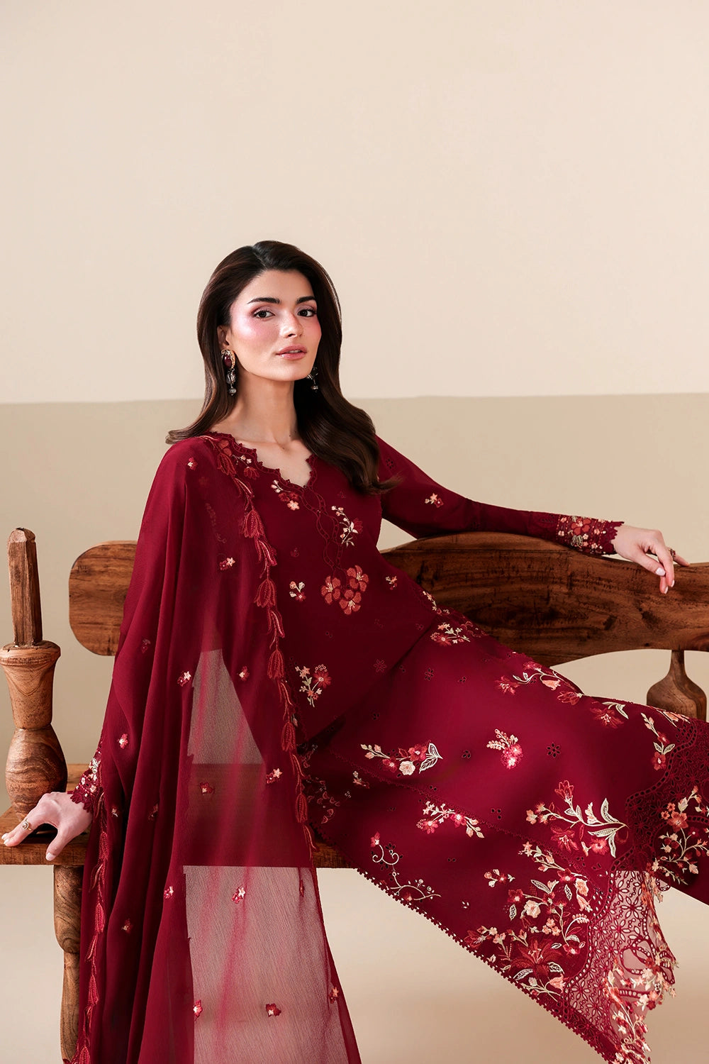 Azure Luxury Lawn’ 26 - Ruby Rose (3pc)