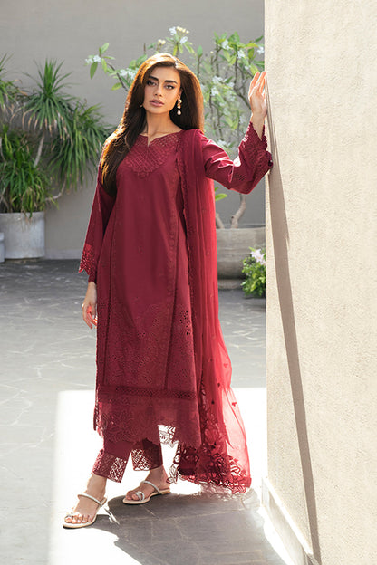 Azure Luxury Lawn’25 - Rosso Royal (3pc)