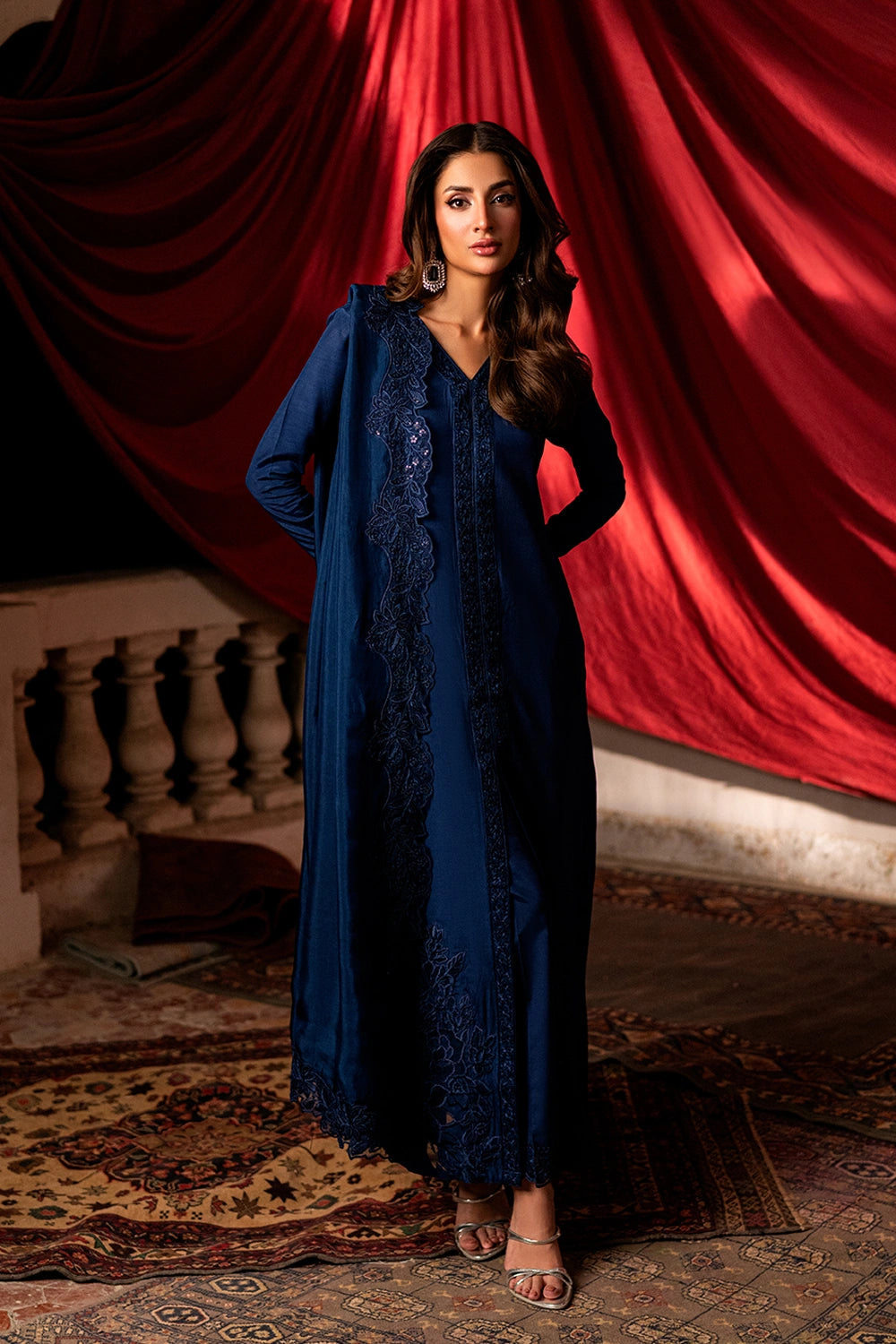 Azure Eid Vogue’26 - Opal Blue (3pc)