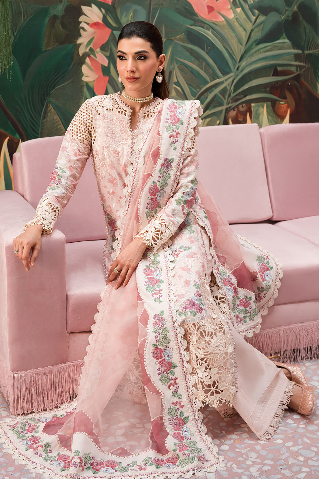 Afrozeh’ The Painted Garden’24 - Daisy Dream (3pc)