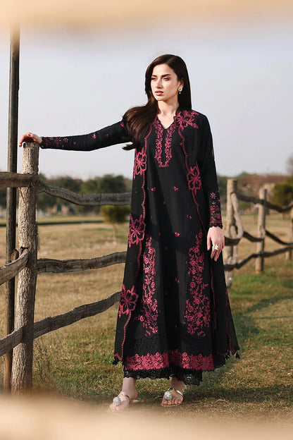 Azure Eid Luxury Lawn’ 26 - Black Cherry (3pc)