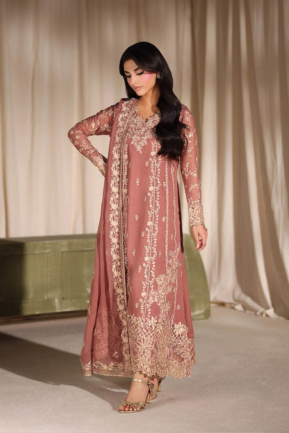 Azure Eid Luxe’ 26 - Lilywood (3pc)