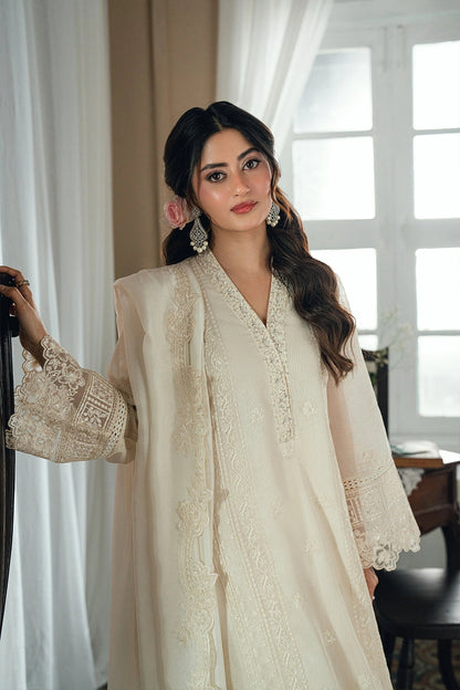 Azure Festive Eid Ensembles’26 - Ivory Petal (3pc)