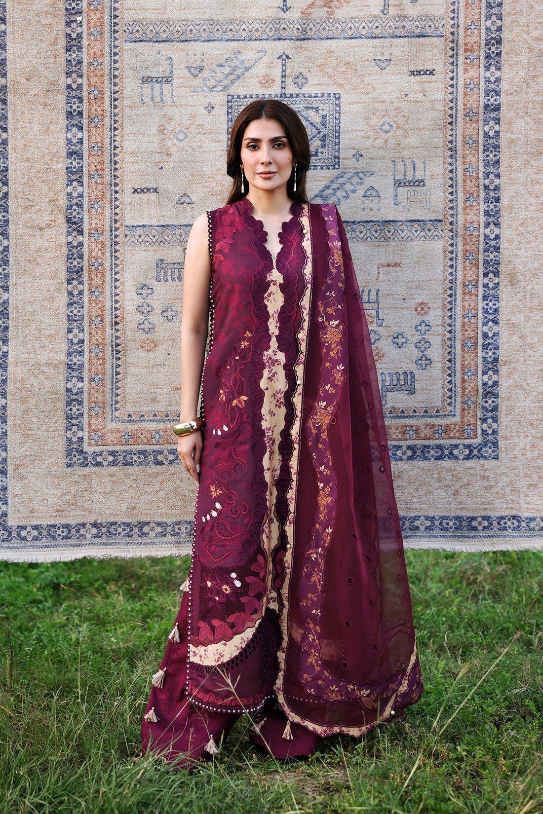 Afrozeh A Lawn’ 26 - Thalia *FULL SLEEVE* (3pc)