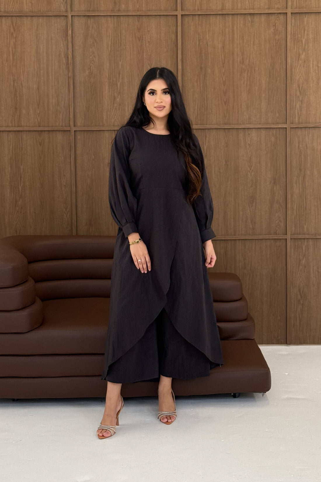 Grey Flow textured Co-Ord Set